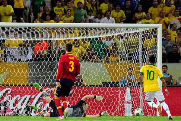 Un momento de la final de la Copa Confederaciones Brasil 2013 entre Brasil y España. Foto: Portal da Copa